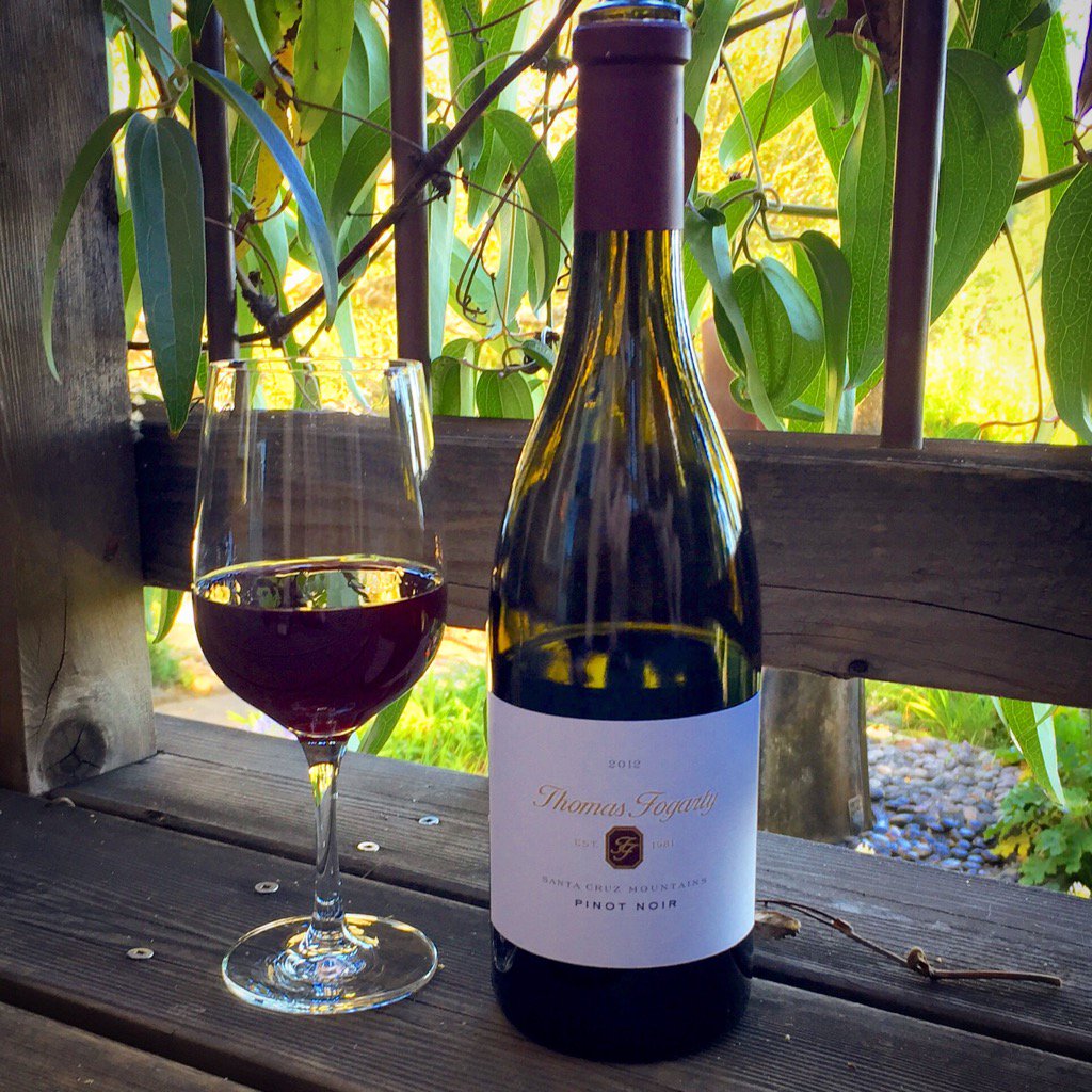 medill81's tweet photo. Enjoying fruits of our vineyard tour today: wonderful Pinot!#thomasfogarty #santacruzmountains https://t.co/hup1Ptu006