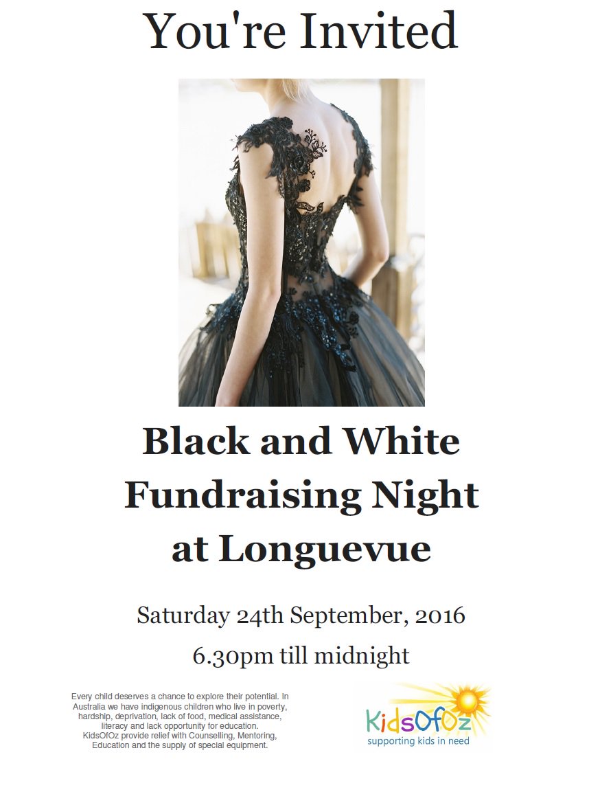 inspired772's tweet photo. Black &amp; White Fundraiser at Longuevue. 
 For KidsOfOz Charity
 Book Now: 
https://t.co/zZ08BLpMlu https://t.co/pTDtKrAzhy