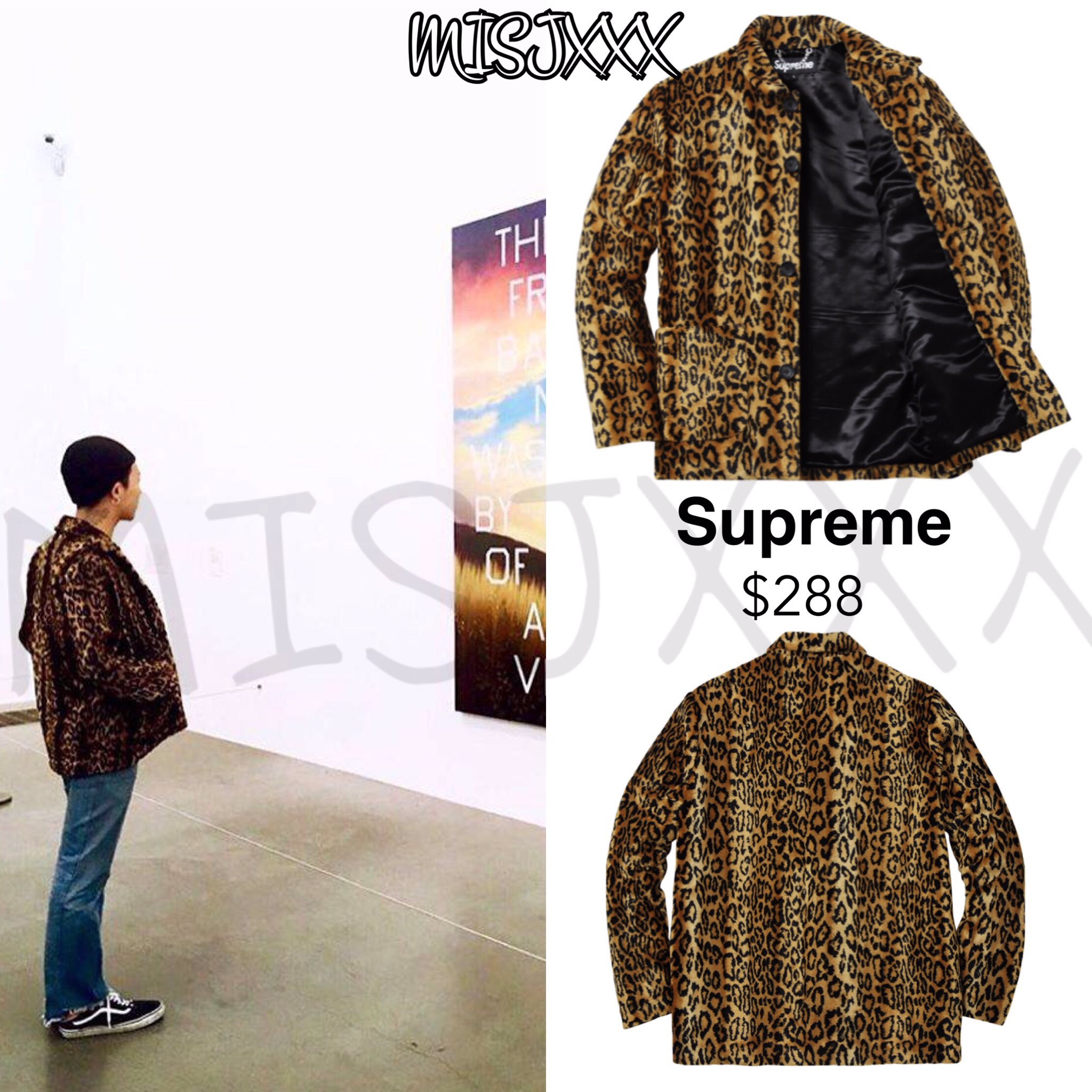 今週限り 16ss supreme レオパード G-DRAGON着用 | tspea.org