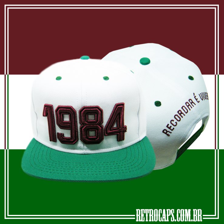 retro_caps's tweet photo. O Tricolor Carioca entra em campo e busca a vitória. Garanta já o cap 1984 Recordar é Viver? https://t.co/4LMwdkTAjs https://t.co/pE9TcVhrOM