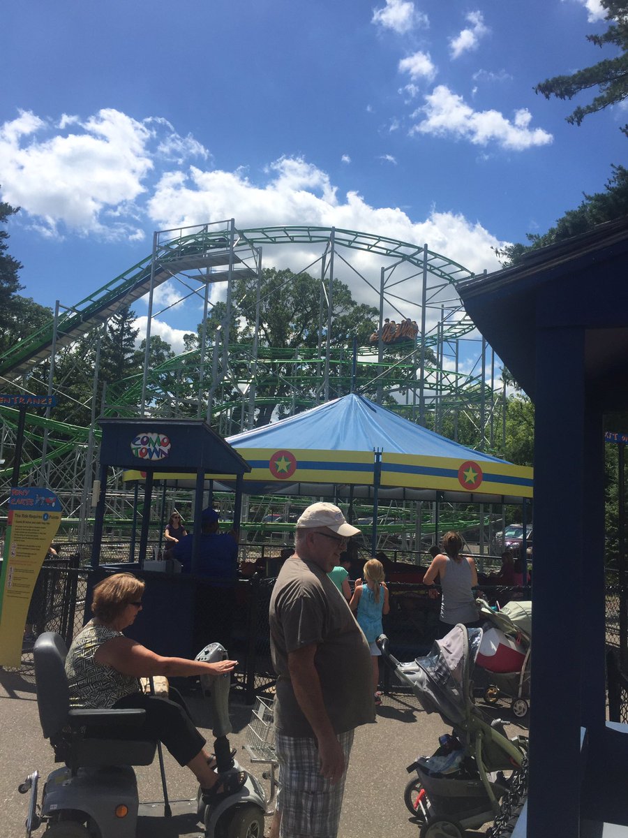 ParksAndCons's tweet photo. They do have one coaster TigerTrax. It's a great entry level coaster similar to what six flags uses 4 kids.#comotown https://t.co/8KbmheZmJb