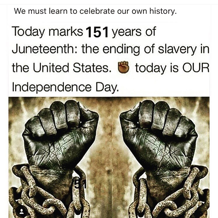 TEXASQUEENTRILL's tweet photo. Wake Up and learn something before you celebrate July 4th๐๐#Juneteenth2016 https://t.co/AKMXubrYJa