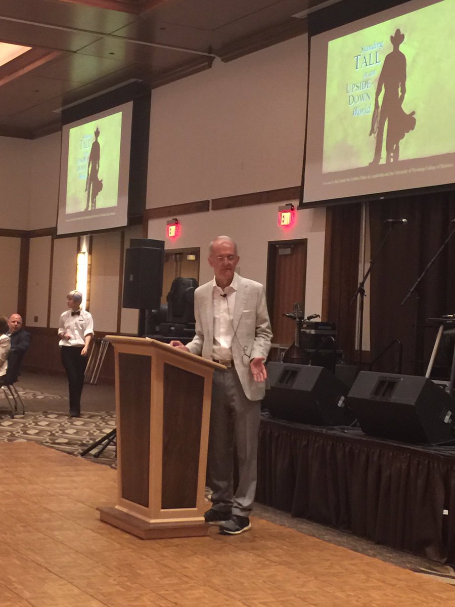 tpfeliz's tweet image. We can all be quiet heroes in our everyday lives with a code - Jim Owens #washto2016 #cowboyethics @cowboyethics