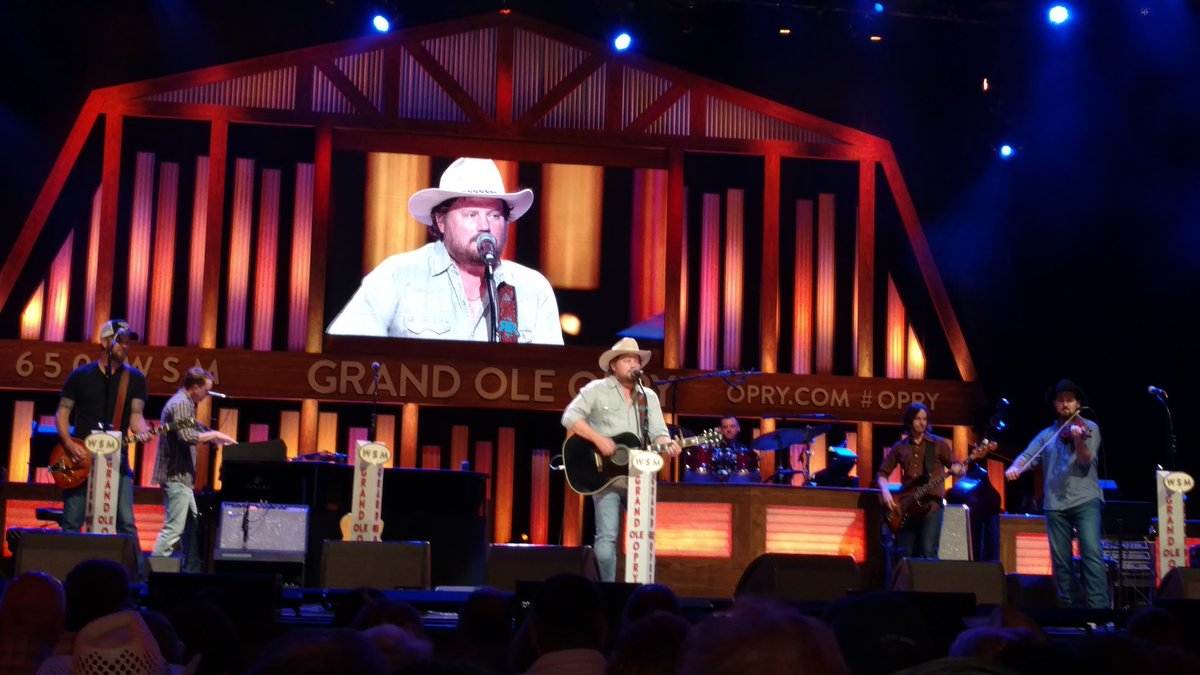 @rrbchoir Thank you for playing "I Have Standards" at the Opry!  This is a lifetime memory and you make Texas proud!