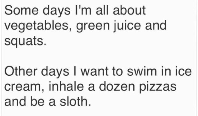 It's called #balance. 😜 https://t.co/7a2AZelZi4<a href="/tag/balance"class="tags">#balance</a>