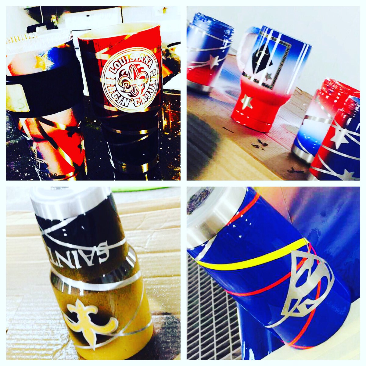 ThibodeauxTyler's tweet photo. Hmu if you or anyone you know wants a cup painted‼️🇺🇸🇺🇸 #yeti #littumbler #Merica https://t.co/bb9y3xrnCT