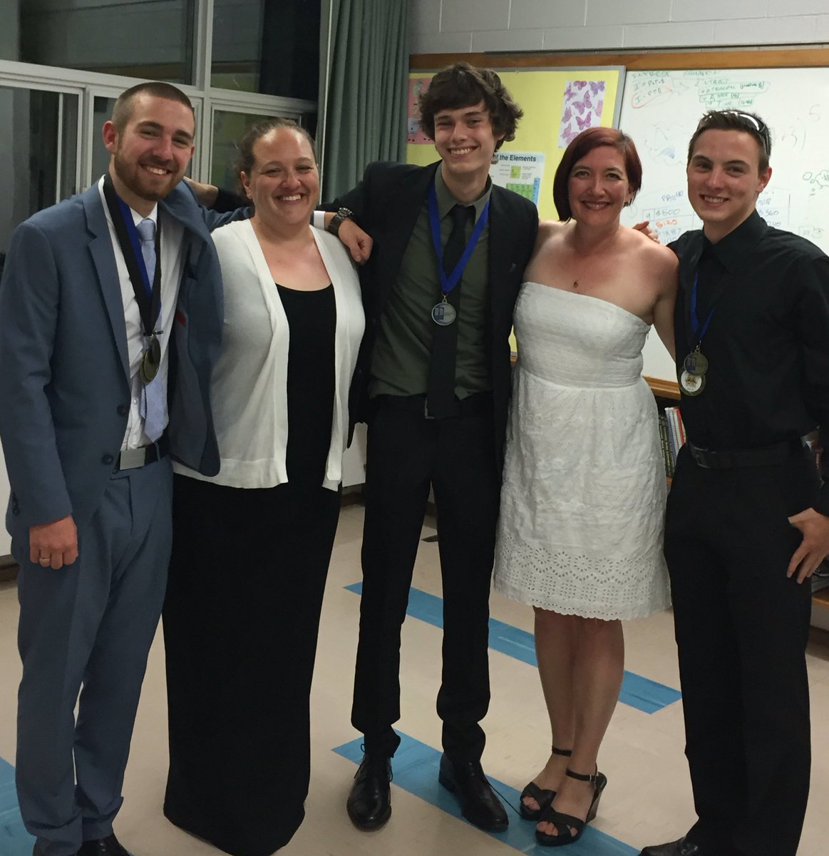 slhscience's tweet photo. That's a lot of bling!!!@SouthLincolnHS @dsbn #grad2016 https://t.co/pfxoq2hIck