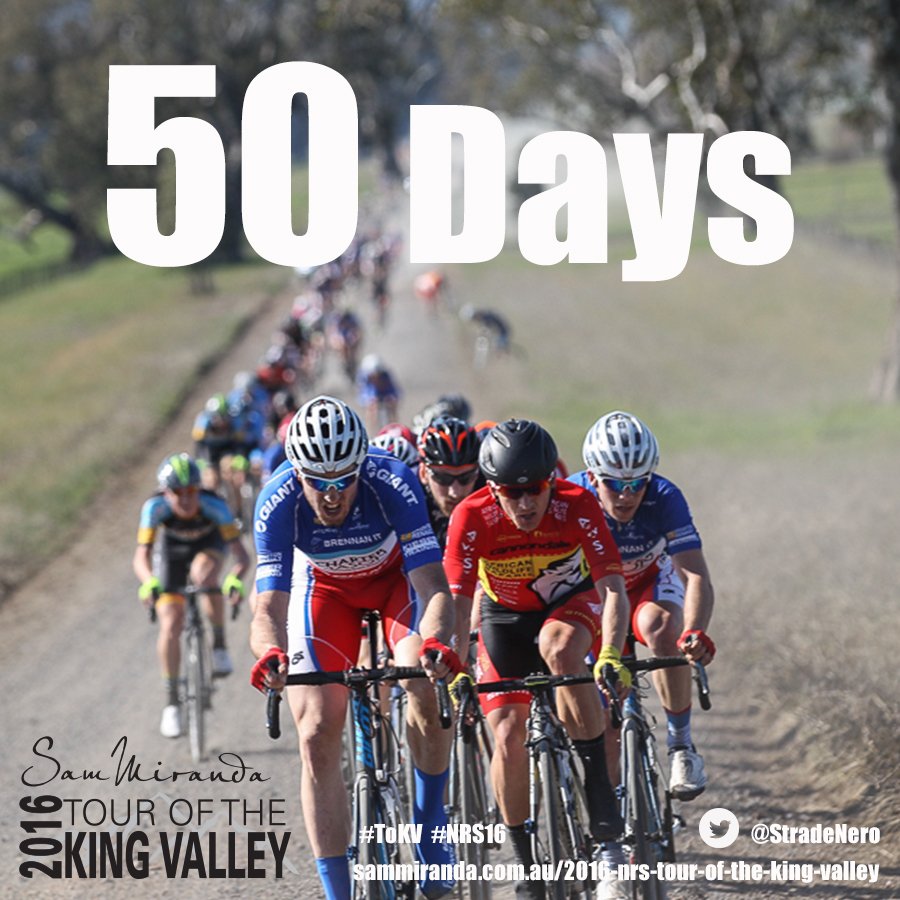 StradeNero's tweet image. 50 Days to go! The countdown is on. #NRS16 #ToKV16 NRS Details here: sammiranda.com.au/2016-nrs-tour-…
