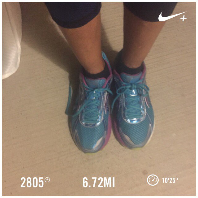 ericham's tweet photo. Evening run👟👟👟 I just ran 6.72 mi with Nike+. https://t.co/0J6QB6IlwE #nikeplus https://t.co/4PiUNyjO2K