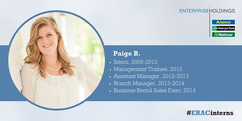Paige B. started as an #ERACIntern, and now she’s in B2B sales! Are you ready to GO? bit.ly/29pfBU9