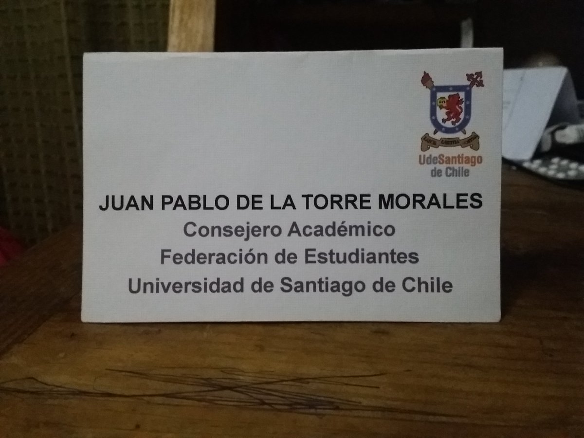 juan_delatorrem's tweet photo. Hoy asumo el desafió de representar a los estudiantes de la @usach ante el Consejo Académico. @_UnidosPodemos https://t.co/UthxUtvv84