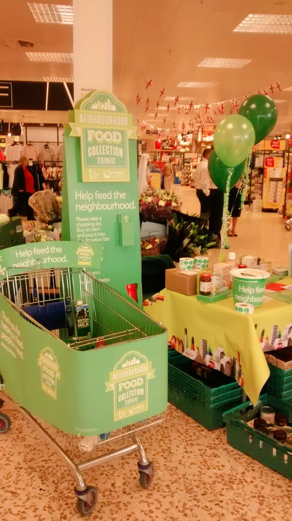 Neighbourhood food collection at Quedgeley store Thursday, Friday and Saturday