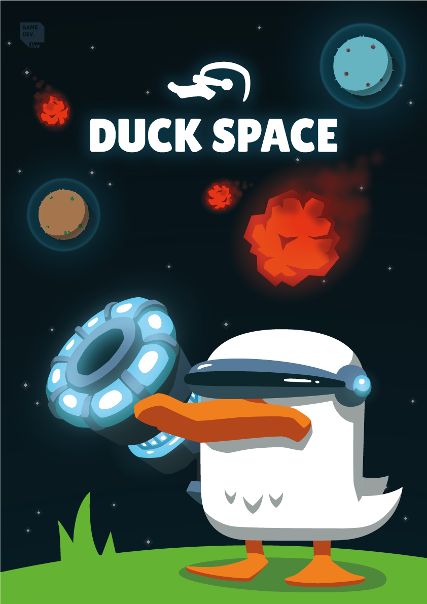 ScreenHeadMedia's tweet image. hh-mag.net is going to start tomorrow. Visit us and check out our #GameDevLive project DUCK SPACE!