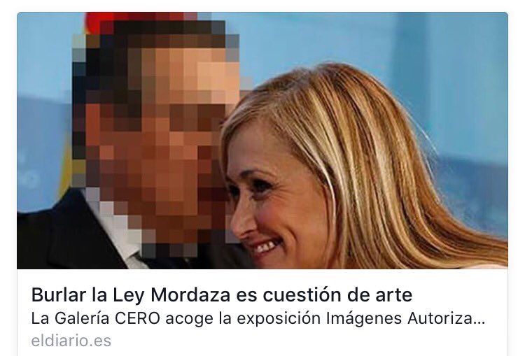 HOY en <a href="/eldiarioes/">elDiario.es</a> EXPO de <a href="/danielmayrit/">Daniel Mayrit</a>  #imagenesautorizadas Hasta el 28 de julio en #galeriacero #phe16