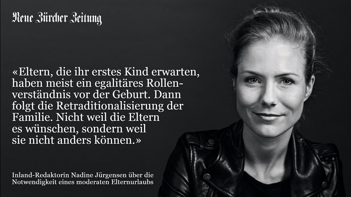 Weshalb der Mutterschaftsurlaub in einen Elternurlaub umgewandelt werden soll. Von <a href="/4Senna/">Senna's 4</a>: nzz.ch/meinung/kommen…