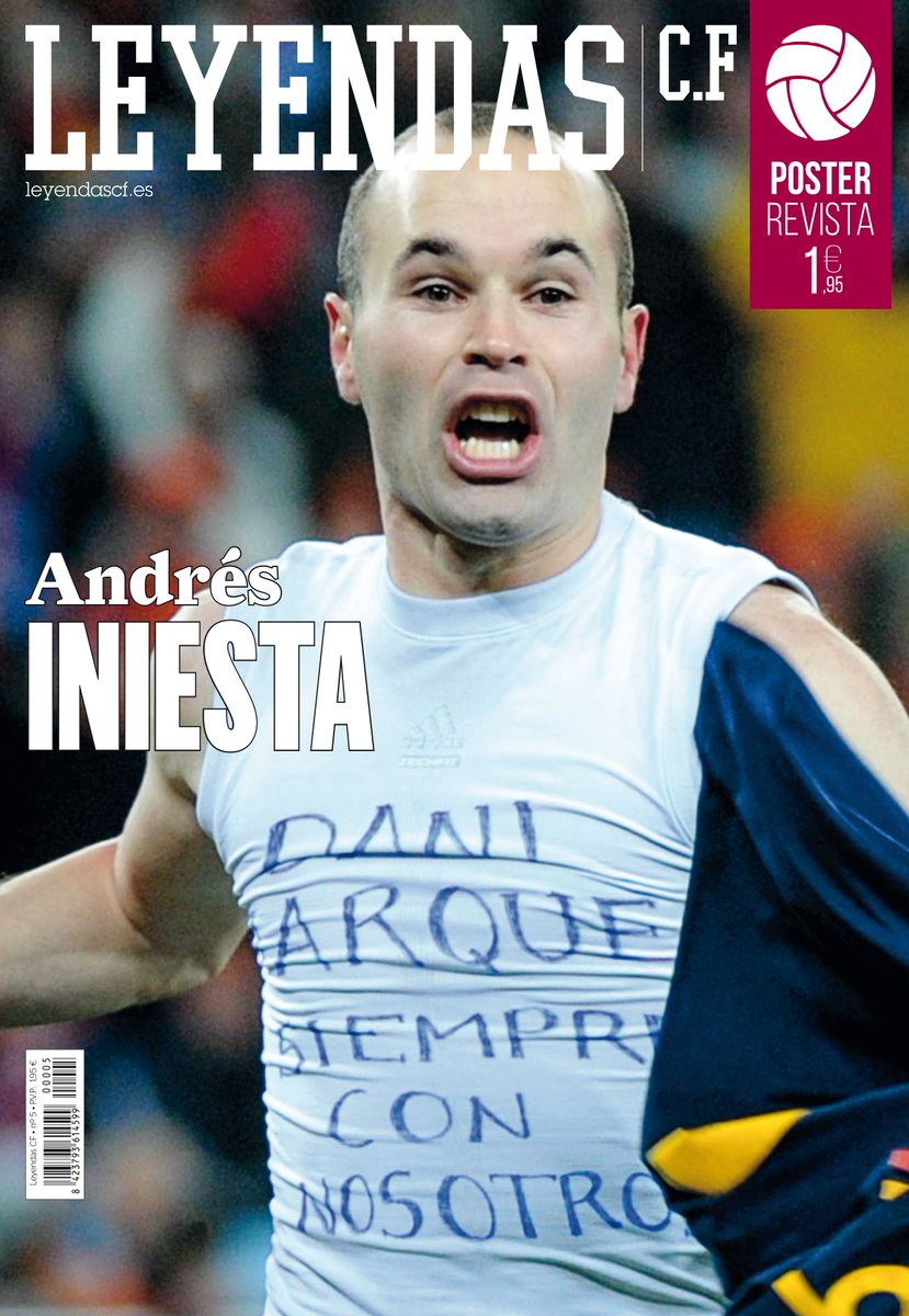 leyendascf's tweet photo. Poster revista desplegable dedicado Andrés Iniesta: Elegancia, control, humildad. https://t.co/C9Hfq9Bomk https://t.co/2ckRAG2EVk