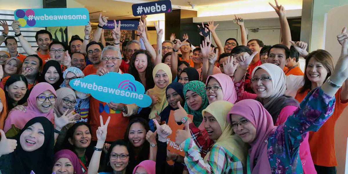 ccpuan's tweet photo. Awesome #webees, celebrating the launch of webe today. Read the announcement: https://t.co/SYrlKEWJIw #webeawesome https://t.co/vykLGOBDgg