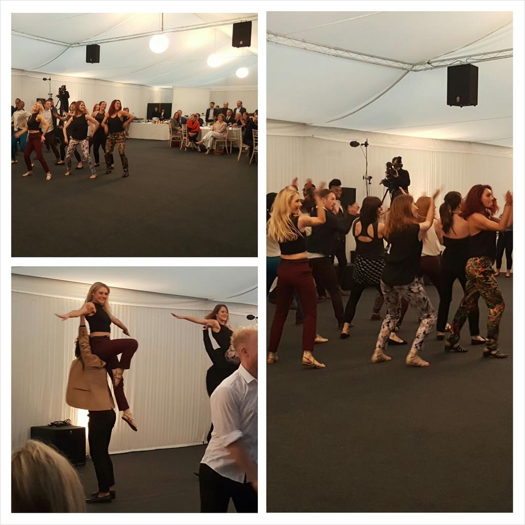 dancers4events's tweet photo. Our #dancersforevents performing a 1970s disco #flashmob for World Television's 25th Anniversary party last night! https://t.co/DUQJ9XdpiF
