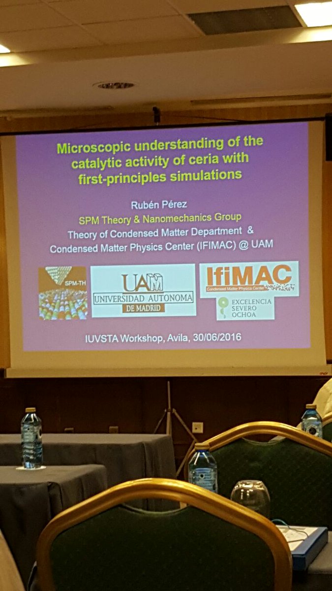 spmtheory's tweet photo. Rubén will talk about Microscopic understanding of the catalytic activity of ceria with first-principles simulations https://t.co/NvEG0t272P
