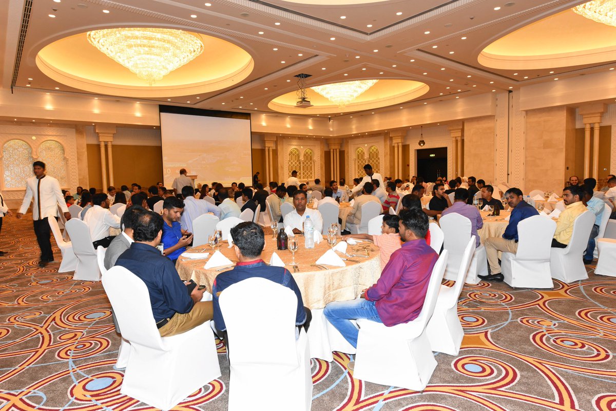 zebianUAE's tweet photo. Zebian has organized the Annual Iftar Celebration for its staff members @ Sheraton Sharjah last Sat. June 25,2016 https://t.co/NTbE0eVEwo