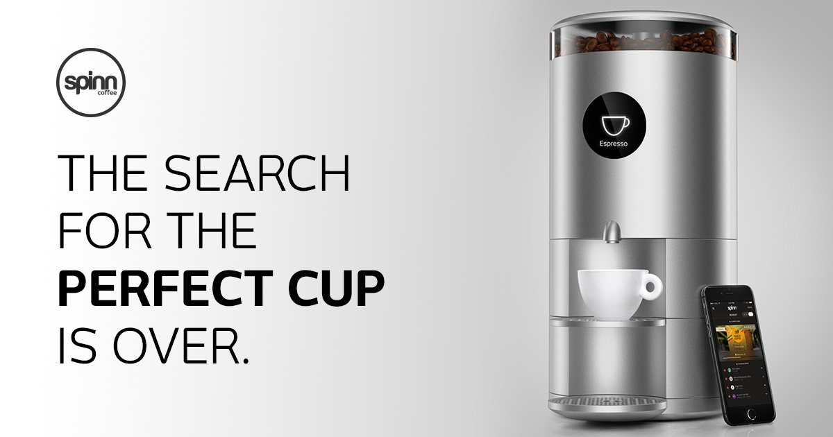 Remco's tweet image. Brew delicious coffee from your bed. @spinncoffee maker today: queue.social/QacXpWi