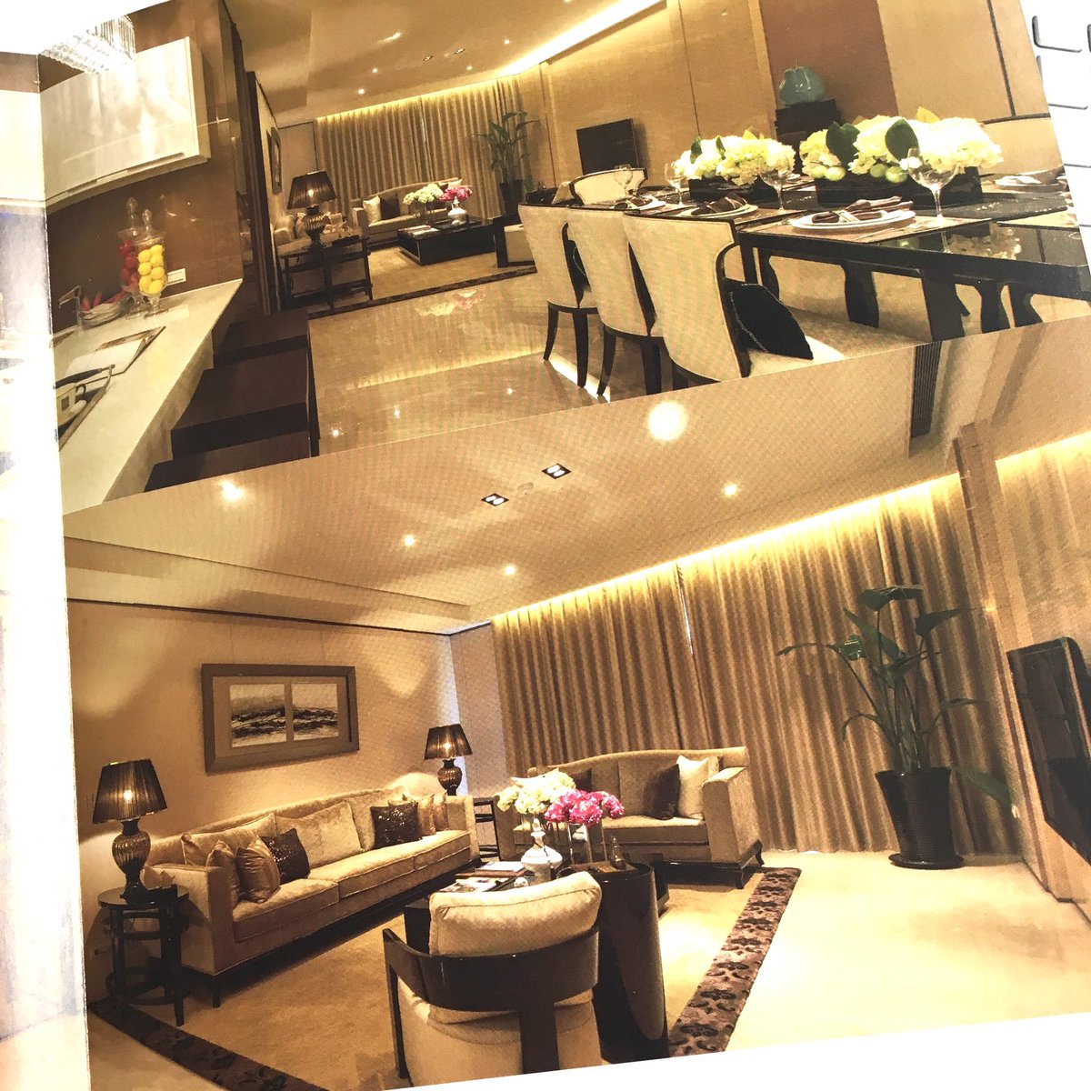 森井ユカ Yuka Morii En Twitter 台北の路上でもらった高級マンションのモデルルームチラシがベージュ過ぎてキイィィィーッ となる