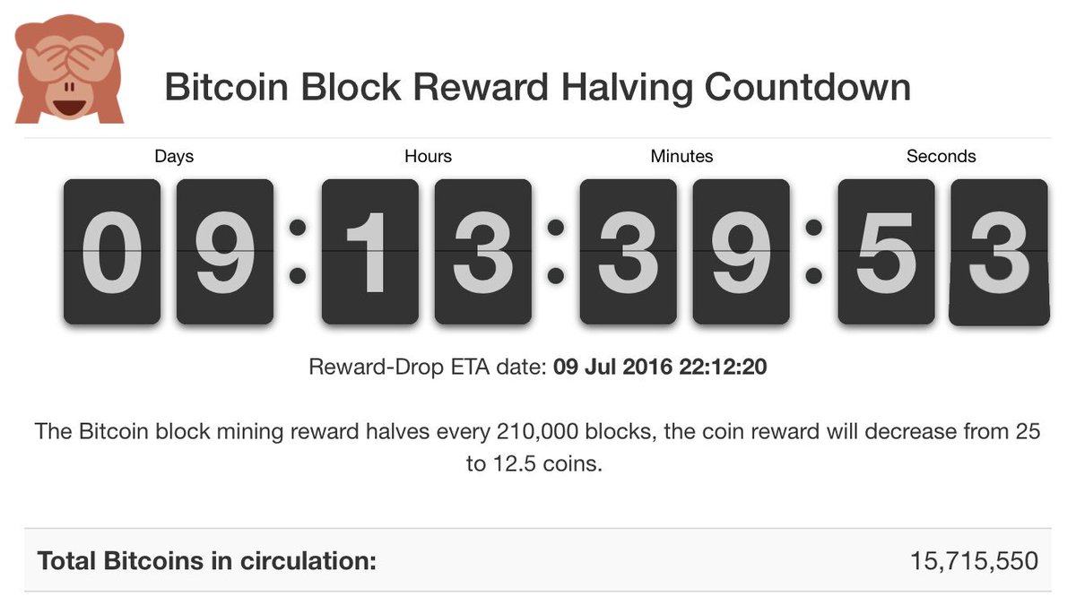 BitCoinBarry's tweet image. #Bitcoin #mining is only 9 days till the halving. "don't forget to tell Sid"