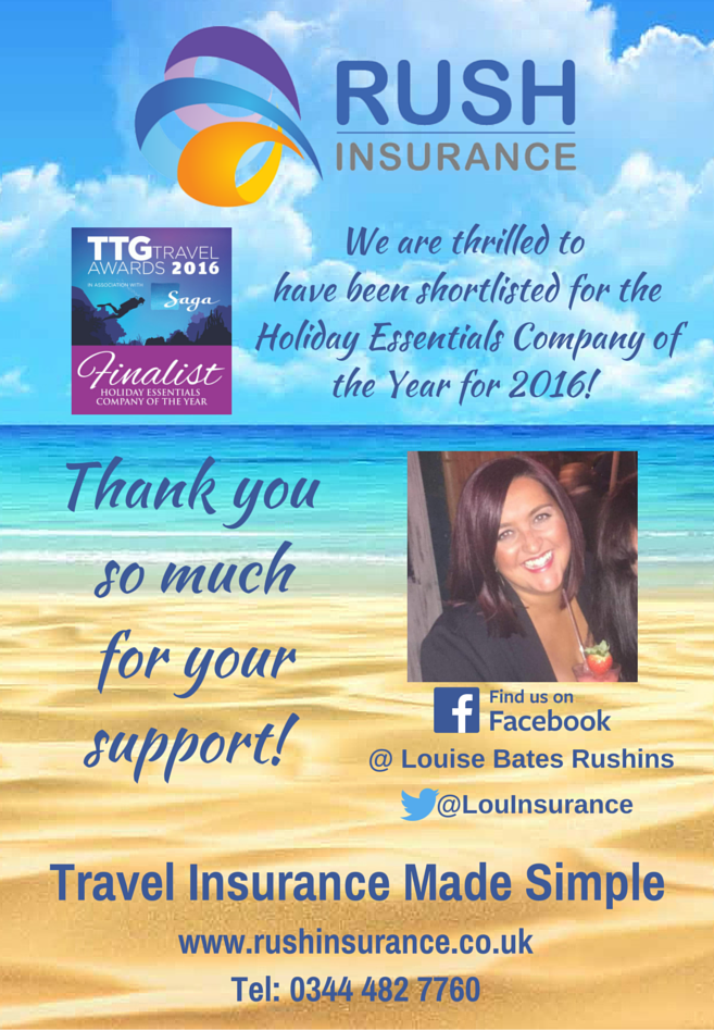 LouInsurance's tweet photo. We did it!!! #TTGAwards #Finalist #HolidayEssentials @Rush_Insurance https://t.co/1mqqwuhZGz