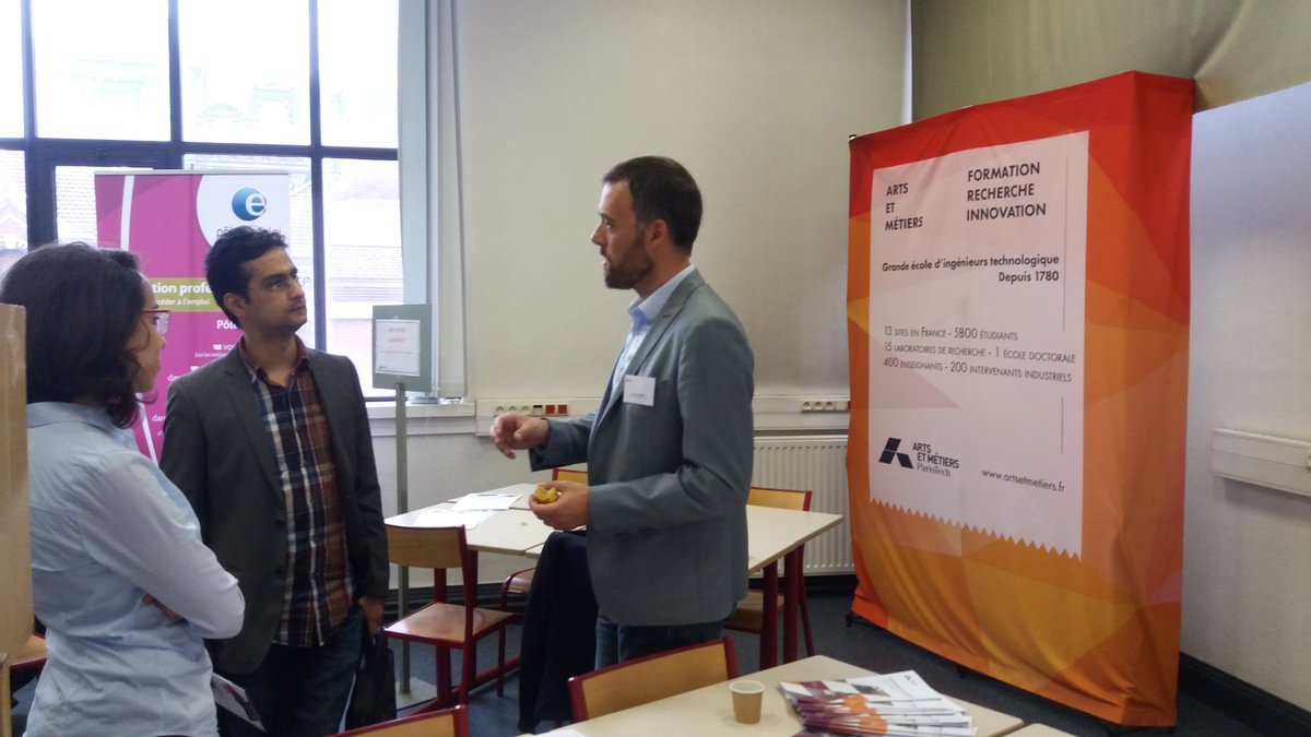 asalberic's tweet image. #Colrobot présenté par @BEAREERichard #JPO MS @AM_ParisTech Lille.