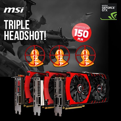 prolinepl's tweet image. Tylko dzisiaj otrzymacie gamingowe gadżety i przesyłke gratis!  #ProlinePL #MSI Szczegóły: buff.ly/29eQI1z