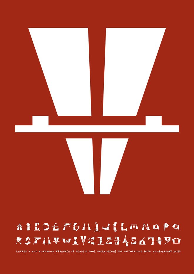 Fiesta tipográfica para celebrar los 10 años de Autobahn. buff.ly/29s2kua <a href="/robautobahn/">Rob Stolte</a> #tipografía #branding