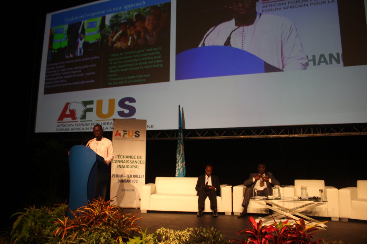 eThekwiniMILE's tweet photo. Session 4: Municipal Crime Prevention &amp; Urban Safety Strategies Case Study: #AFUS2016 #SaferCities https://t.co/rWQm2zhtz4