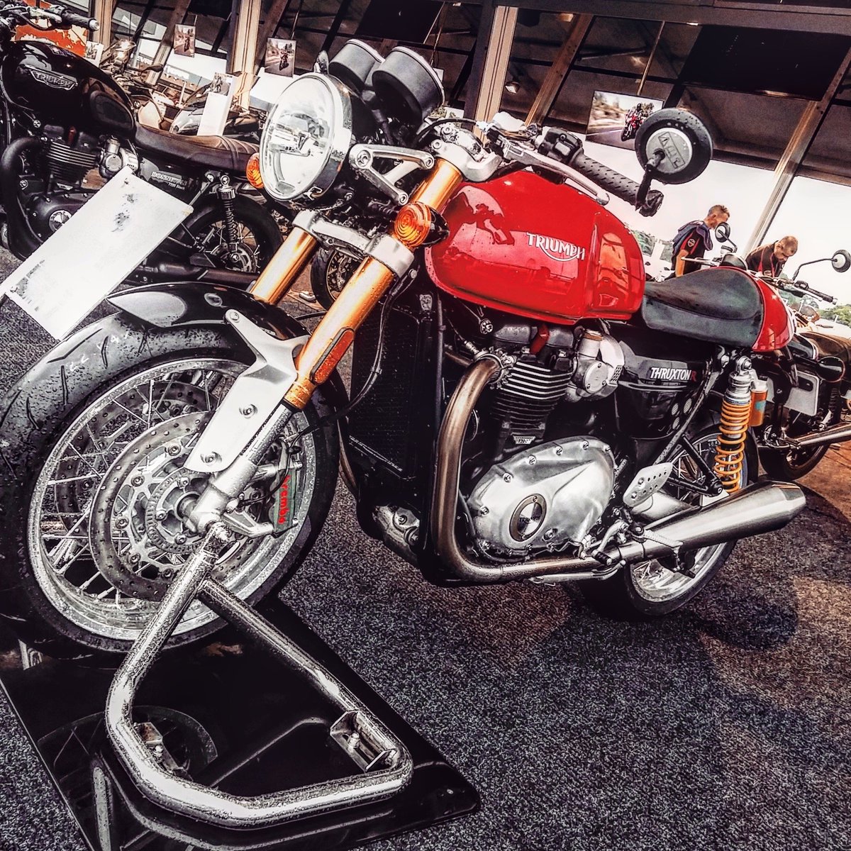 BikeShieldUK's tweet photo. One of our favourites from the show.. @UKTriumph @OfficialTriumph @TriumphAmerica a huge success! #protectyourride https://t.co/rAXWsH7HMB