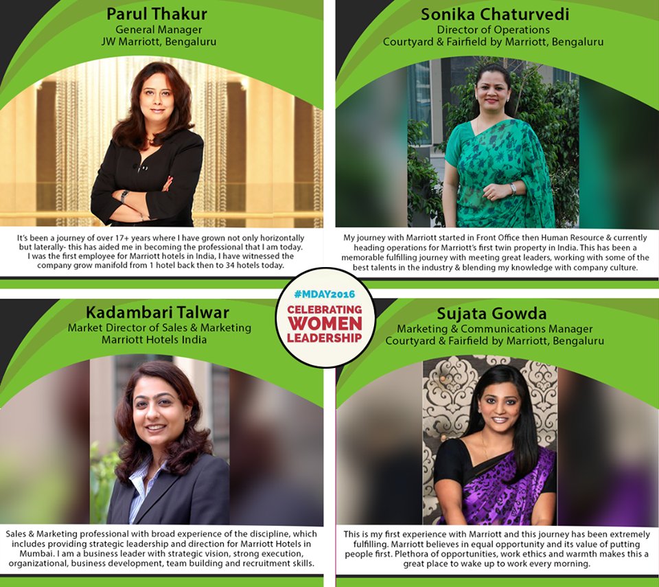 BLRMarriott's tweet photo. This M-DAY 2.0 we're celebrating Women Leadership. Here's to the leaders that make us! #MDay2.0 #womenleadership https://t.co/GiRqLxeuiY