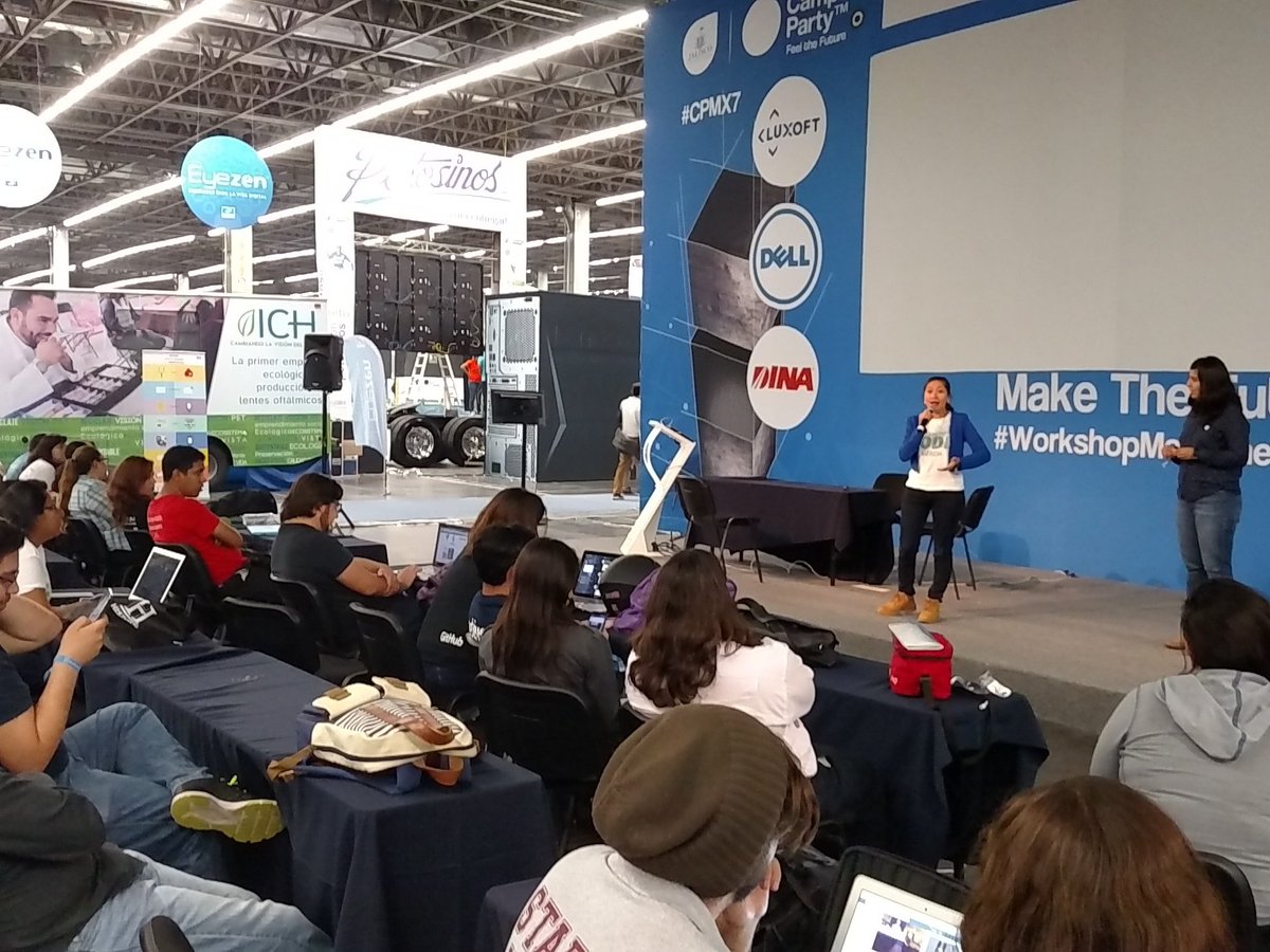 DaleCaro's tweet photo. #lasInternetas #CPMX7 @WWCodeMID & @techWomenC https://t.co/N0a04mbvM4