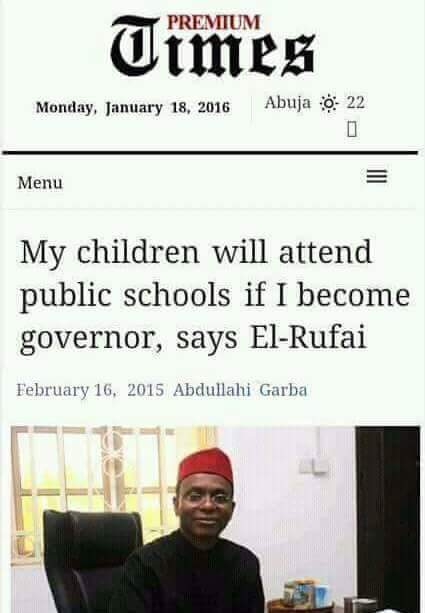 ProfSingu's tweet photo. The only person who can Lie more than Lai Muhd is @elrufai 

He lied to enroll his kids in public school. @shehusani https://t.co/93SmLlX1sl