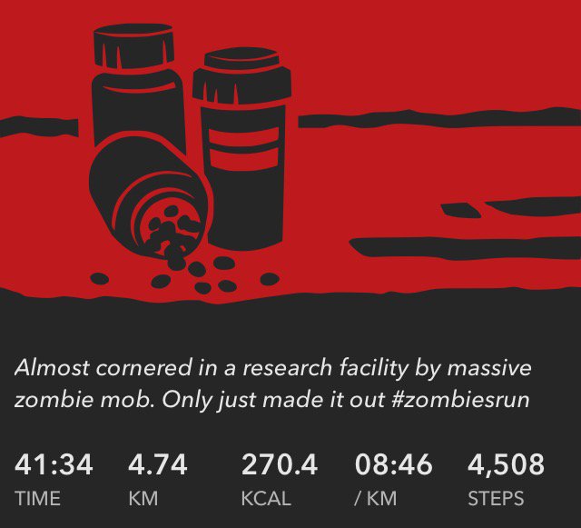 sadgurlbecks's tweet photo. last mission made me attempt running while crying & it didn't go so well. tonight was better. #itwassad #zombiesrun https://t.co/RALyO4FFoG