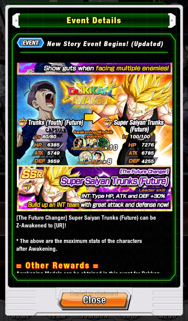 Sorrellove's tweet photo. I have a mighty need to obtain r#Thefuturebearer #gohanfuture and youth #futuretrunks ♥ #dbz #dokkanbattle https://t.co/TiVCNpJvtn