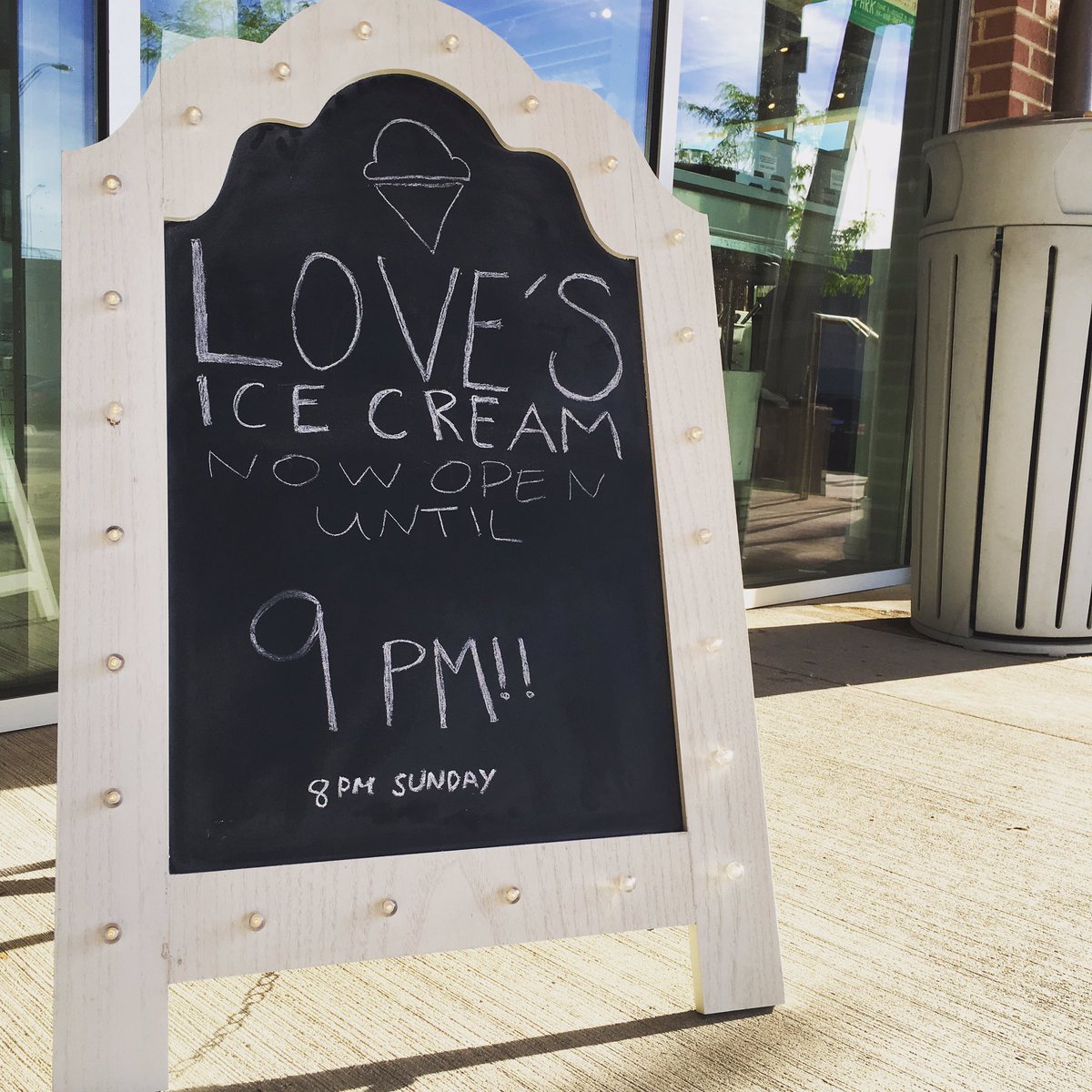 LovesIceCreamGR's tweet photo. After 3 years of customer wishing, we finally are open after dinner. It required moving, but for you, worth it. https://t.co/sBG8K6qmd1