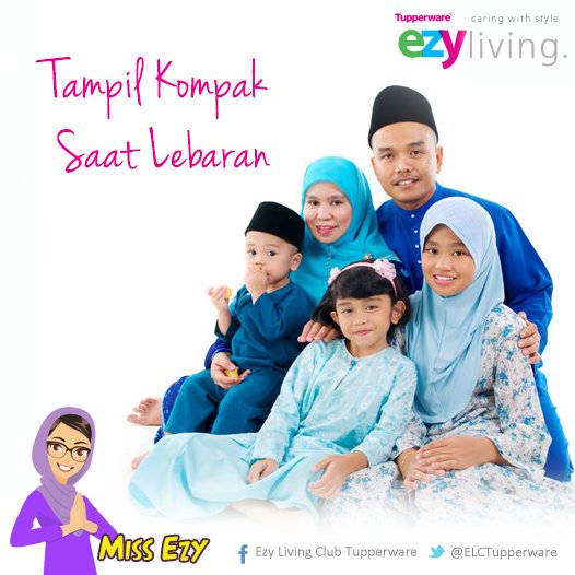 ELCtupperware's tweet photo. Tips tampil kompak saat lebaran selanjutnya yaitu pemakaian sejadah dan mukena dengan tema senada. #EzyTips (1/3) https://t.co/Rr96PwUsfK