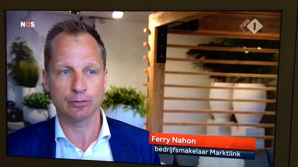 marktlink's tweet photo. Ferry Nahon "Marktlink ziet sterke toename pre-exit transacties".  @nosnieuws item over de bedrijfsovernamemarkt. https://t.co/9DsU2ud3cj
