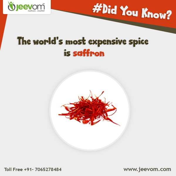 JeevOM's tweet photo. #Didyouknow
The world's most expensive #spice is #saffron
#facts https://t.co/h2votBsXFk