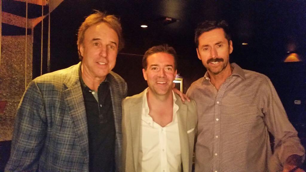 TicketmasterBiz's tweet photo. Two very tall, funny men...and this guy. Happy Sports Summit! @ColeG13 @kevin_nealon @kirkfox #tmss2016 https://t.co/mfJObahkKd