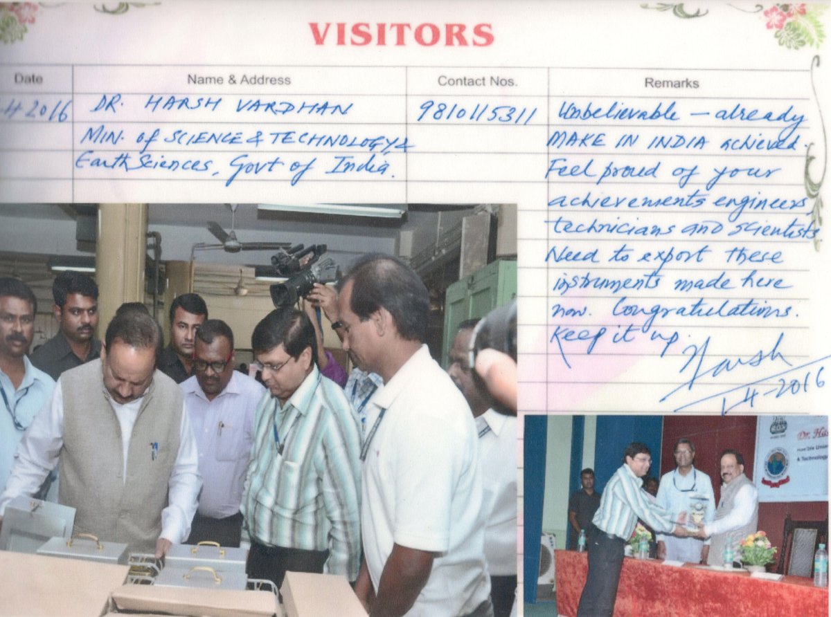 Hon'ble <a href="/drharshvardhan/">Dr Harsh Vardhan</a> visit to <a href="/iitmpune/">IITM Pune</a> - a lasting impression of encouragement for Indian scientists.