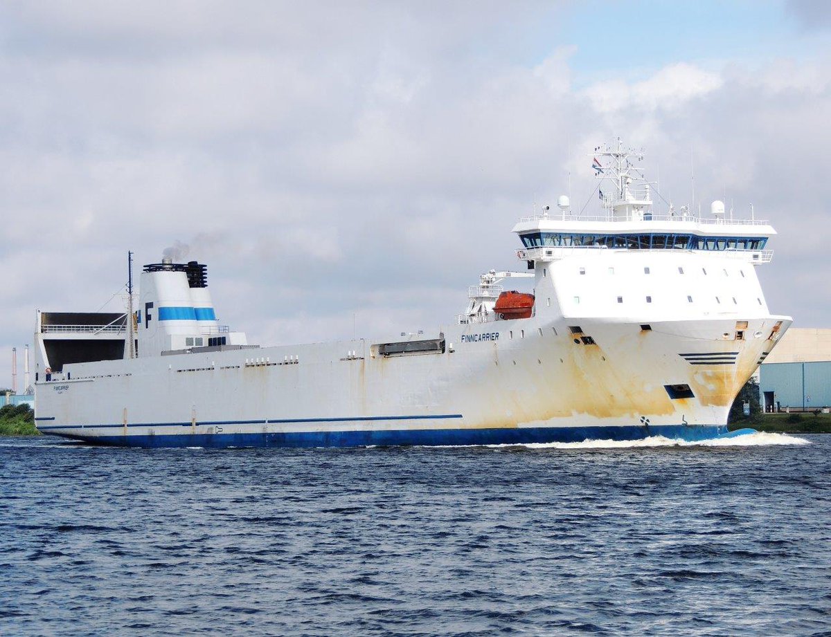 Finncarrier in 1998 opgeleverd. Gezien in #IJmuiden scheepvaartnieuws.maasmondphoto.nl/finncarrier-3/