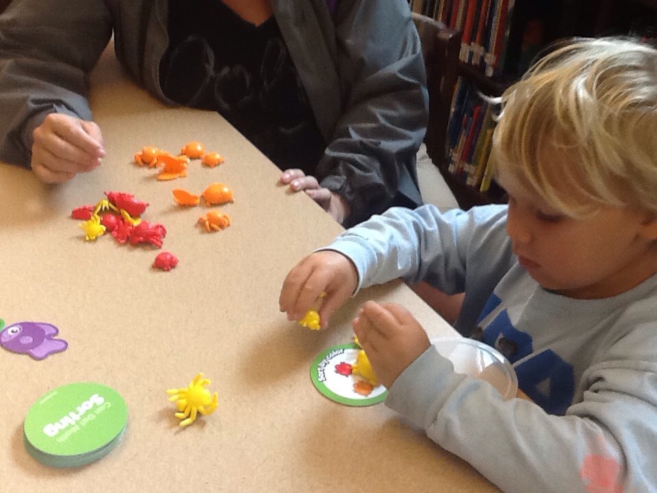 Codington_Lib's tweet photo. 3YO-kinder sort w/ @NHCLibrary math/sci exploration kits
#nhcssummerlibraries #snipeslibraryrocks #STEM https://t.co/NnvTye2O4y
