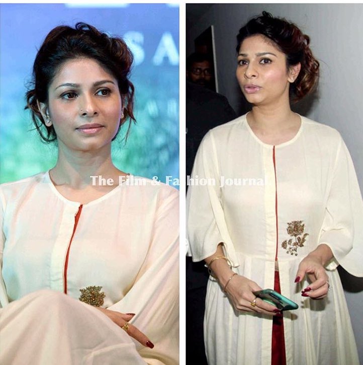 thefnfjournal's tweet photo. #TanishaaMukerji during trailer launch of film #Anna
Outfit: #natashajlabel https://t.co/y9T6LWjU1H
