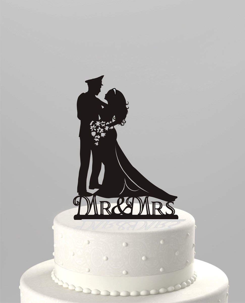 TrueloveAffair's tweet photo. Wedding Cake Topper Silhouette Military Groom &amp; Bride, Acr… https://t.co/5TIFWhkhQb #caketoppers #PersonalizedTopper https://t.co/KbKOwWuQ4l