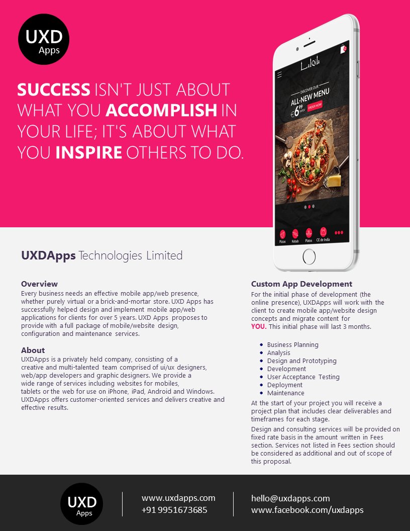 uxdapps's tweet photo. uxdapps organization brochure https://t.co/kaNF2jNRAt