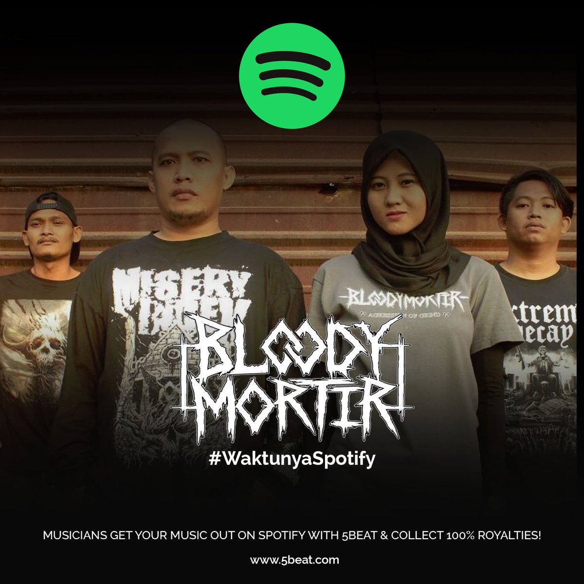 #WaktunyaSpotify w/ <a href="/BloodyMortir/">zainal chutbah</a>
spoti.fi/295flct
#GetYourMusicOut with <a href="/5BeatID/">5Beat.com</a> &amp; #PlayloudRecords